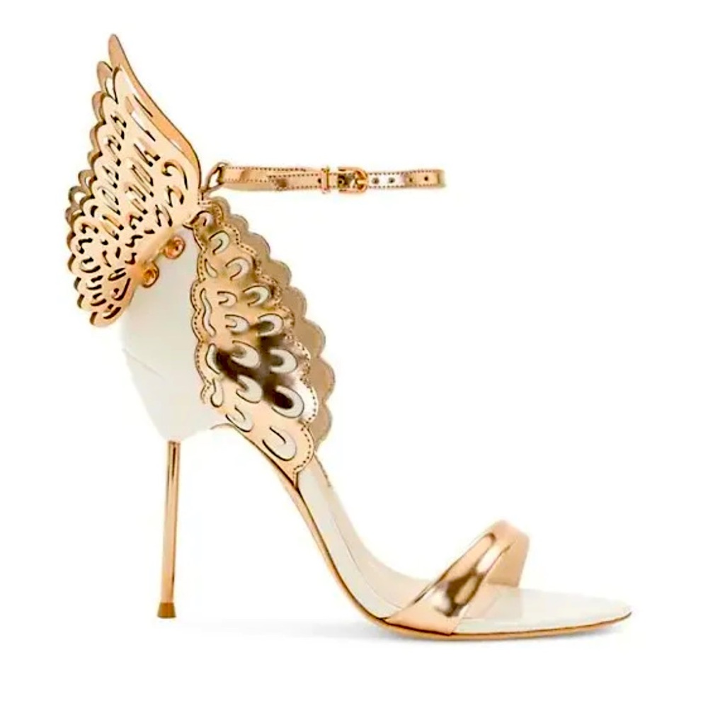 Sophia Webster chiara sandal ivory w/wings. Purchased for $750, selling for $565
